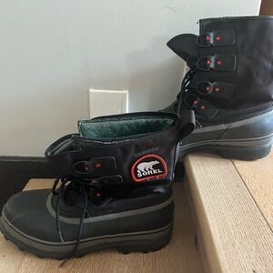 Sorel Black Men's waterproof Rain & Snow Boots, Sz.10